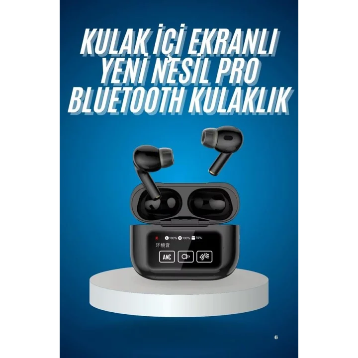 Mey İthalat® 2025 Model Bluetooth Kulaklık Dokunmatik Ekran Yüksek Ses Kalitesi Yeni Nesil