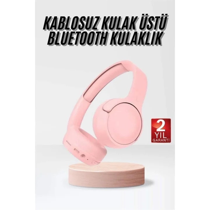 Mey İthalat® 2025 Model Kulak Üstü Bluetooth Hoparlör ANC Özellikli