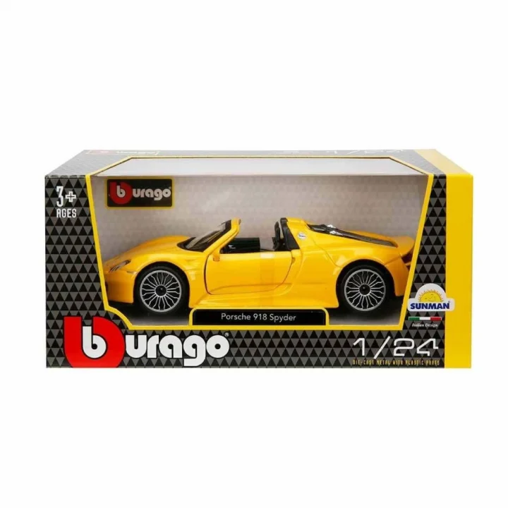 Mey İthalat® 21076  1:24 Porsche 918 Spyder Model Araba -