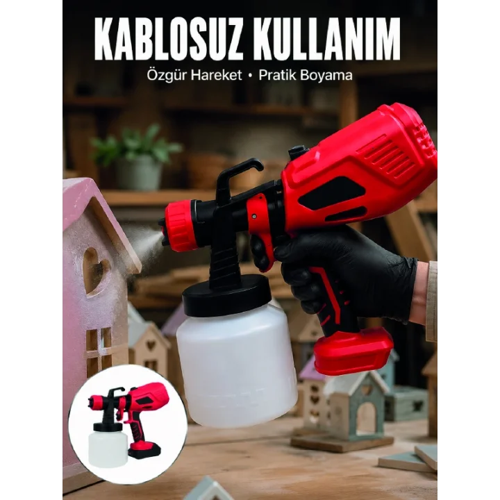 Mey İthalat® 21V Güçlü Motor ile Profesyonel Boyama Performansı