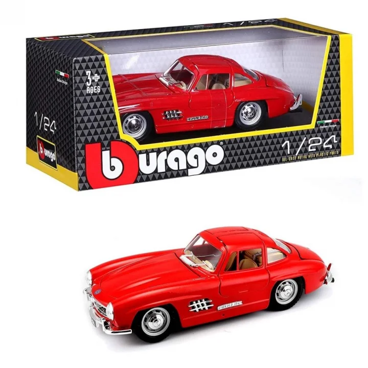 Mey İthalat®  22023 Burago 1:24 Mersedes Benz 300SL 1954 Model Araba