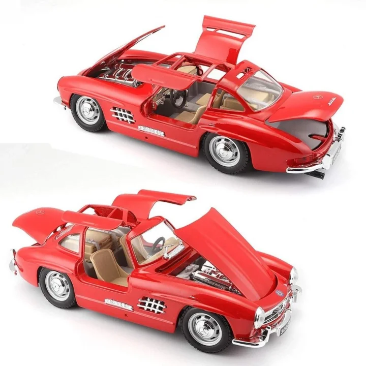 Mey İthalat®  22023 Burago 1:24 Mersedes Benz 300SL 1954 Model Araba