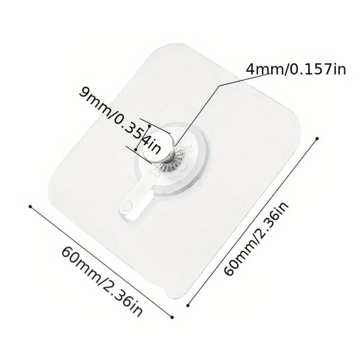 Mey İthalat® 22202 Yapışkanlı Askı 5 Adet