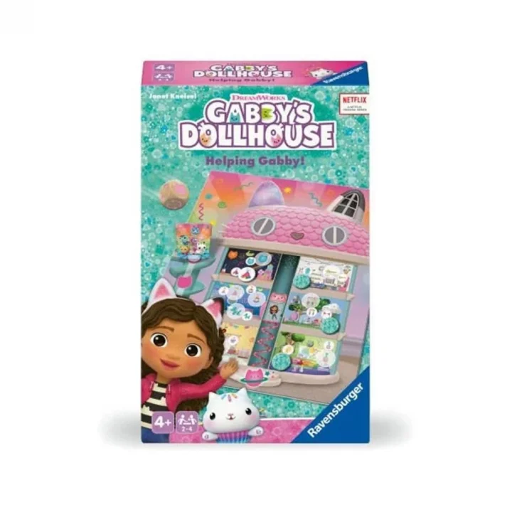 Mey İthalat® 248100 Ravensburger - Gabbys Dollhouse - Seyahat Boy Kutu Oyunu