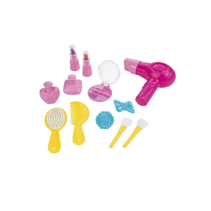 Mey İthalat® 2568 Unicorn Makyaj Masası ve Tabure Seti -Dolu