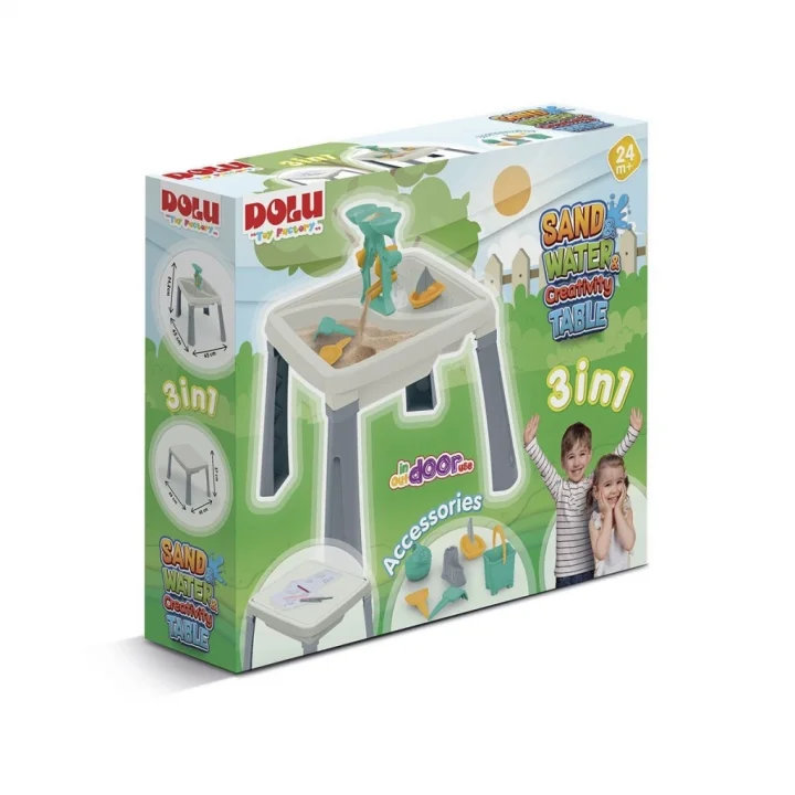 Mey İthalat®  2677 Su Kum Yaratıcılık Masası -Dolu