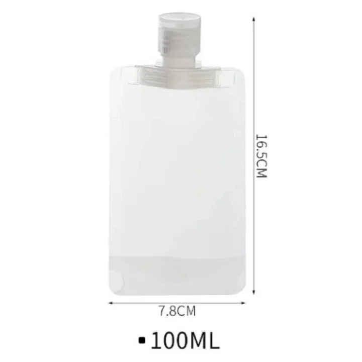 Mey İthalat® 3 Adet 100ml Krem Şampuan Kabı Tekrar Kullanılabilir Set