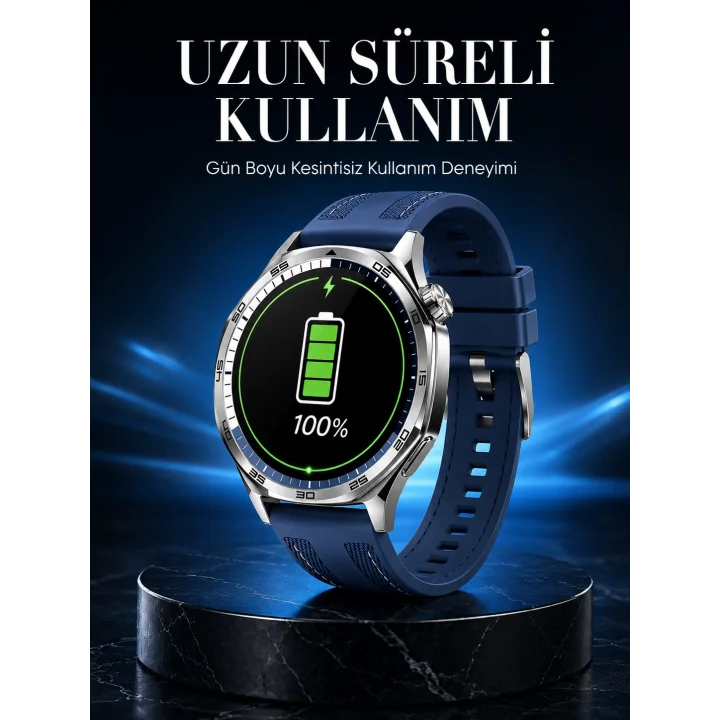 Mey İthalat® Günlük Kullanıma Uygun Suya Dayanıklı AMOLED Akıllı Saat