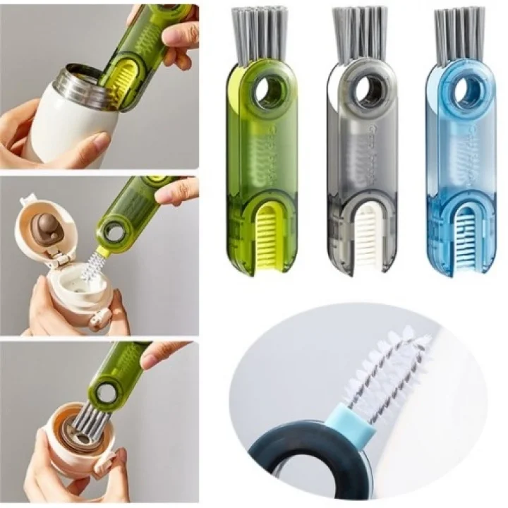 Mey İthalat® 3 Fonksiyonlu Mini Temizleme Fırçası