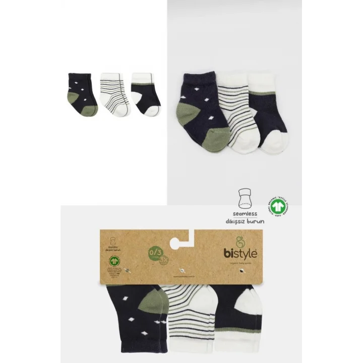 Mey İthalat®   3Lü Penye Erkek Soket Çorap 10111 Antrasit