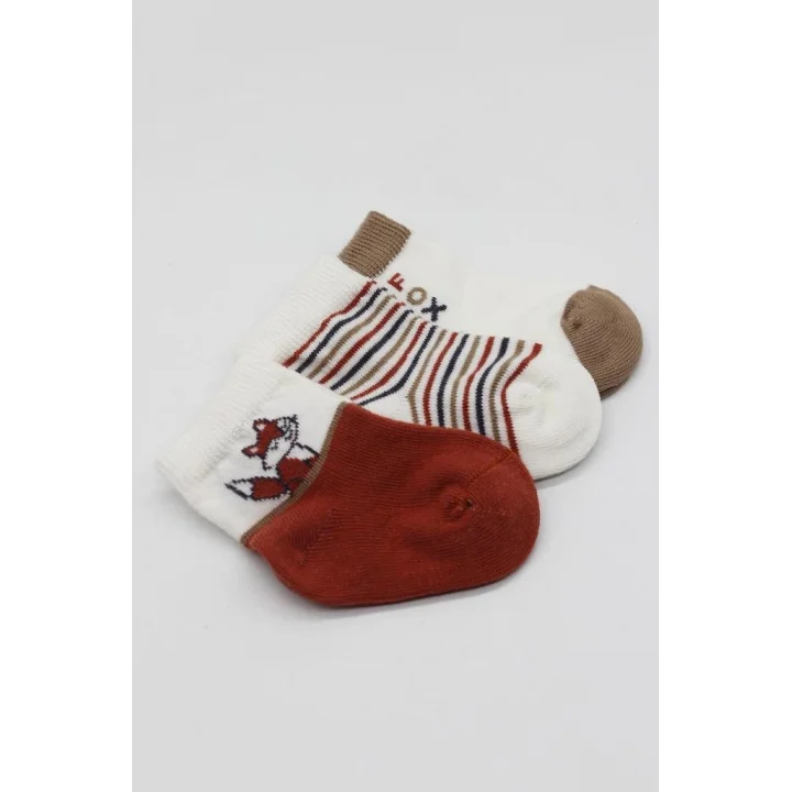 Mey İthalat®   3Lü Penye Soket Çorap 10109 Kiremit