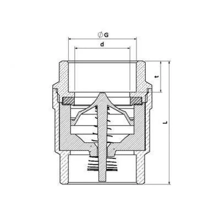 Mey İthalat® 3lük Dik Çekvalf Prinç
