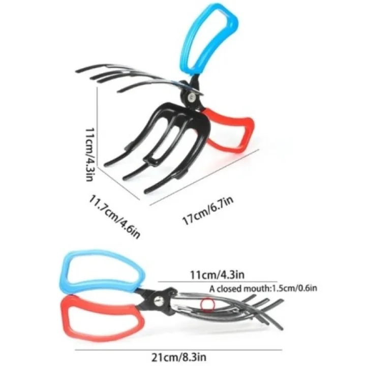 Mey İthalat® 3 Pençeli 11 cm Balık Sabitleyici Maşa