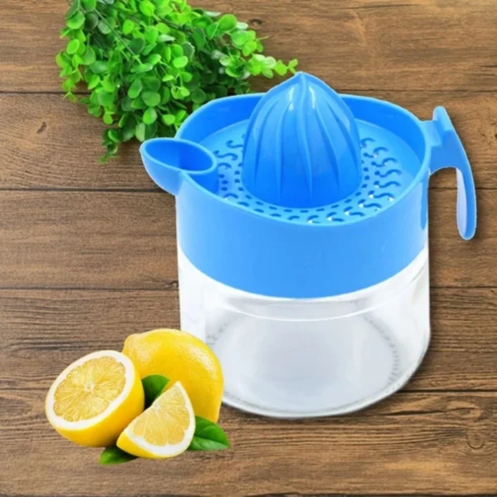 Mey İthalat®  300ml Cam Hazneli Pratik Limon Narenciye Sıkacağı KC-405