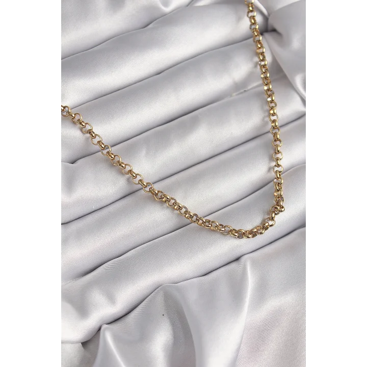 Mey İthalat® 316L Çelik Gold Renk Kadın Kolye