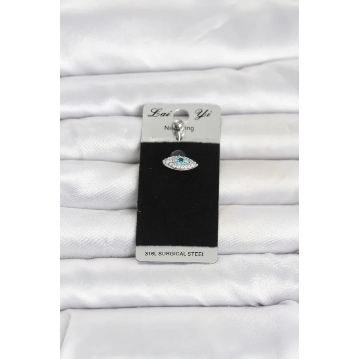 Mey İthalat® 316L Cerrahi Çelik Göz Model Göbek Piercing