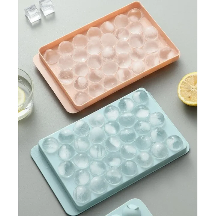 Mey İthalat® 33 Hazneli Küre Buz Kalıbı 2 Renk