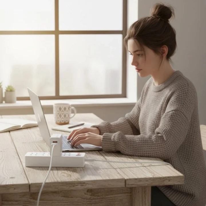 Mey İthalat®  33W Hızlı Şarj Adaptörü – Type-C Kablolu, USB Çıkışlı, Akıllı Şarj Destekli Duvar Tipi Şarj Cihazı