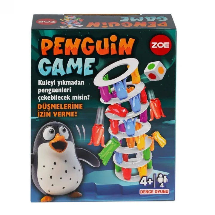 Mey İthalat®  35005 Zoe Penguin Tower Denge Oyunu