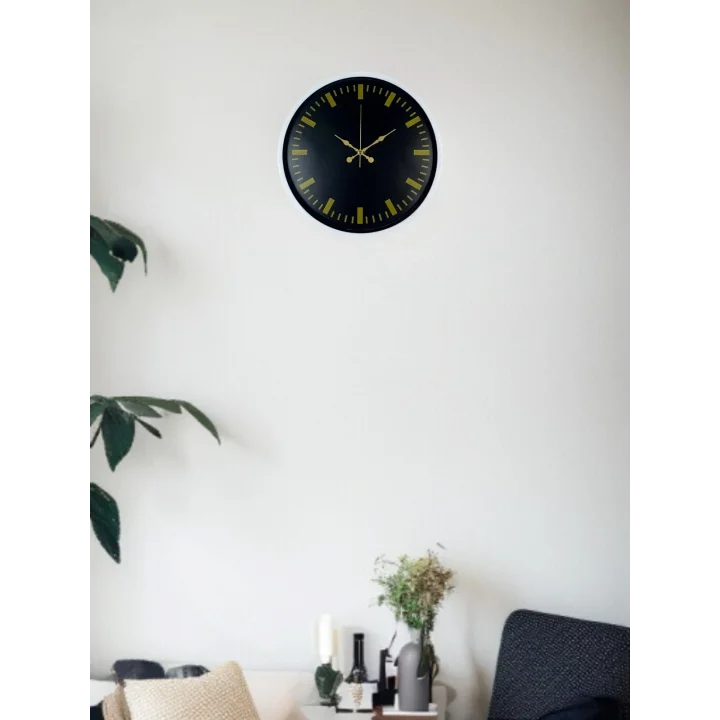 Mey İthalat® 36 Cm Beyaz Dekoratif Duvar Saati