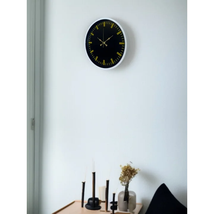 Mey İthalat® 36 Cm Beyaz Dekoratif Duvar Saati