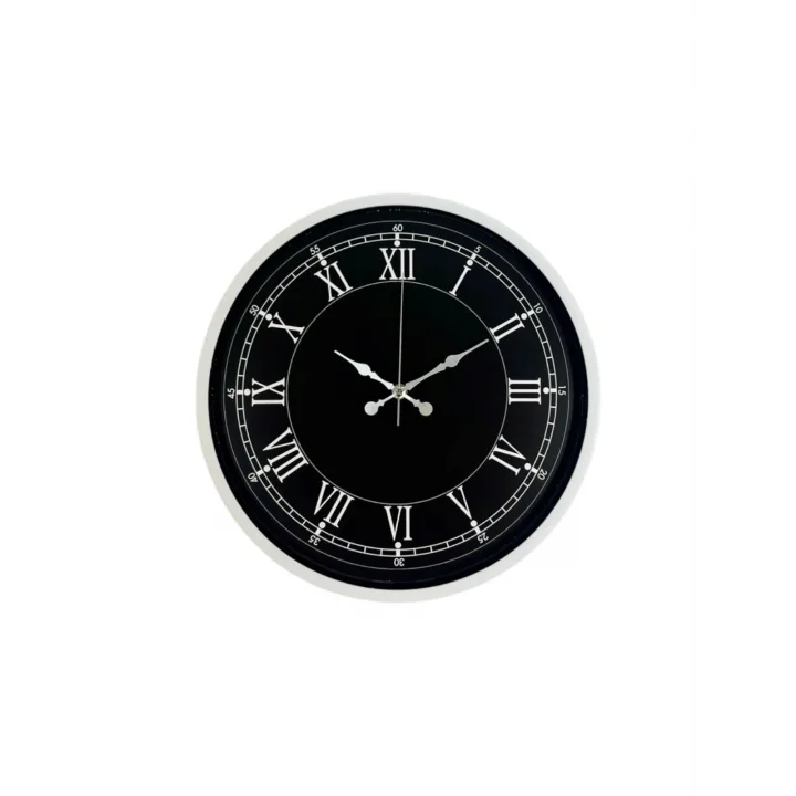 Mey İthalat® 36 Cm Beyaz Dekoratif Duvar Saati