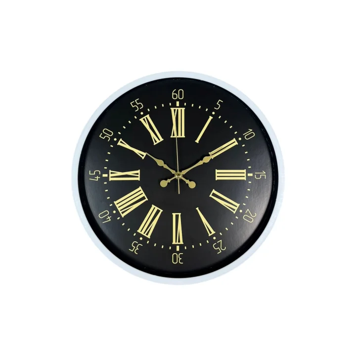 Mey İthalat® 36 Cm Beyaz Dekoratif Duvar Saati