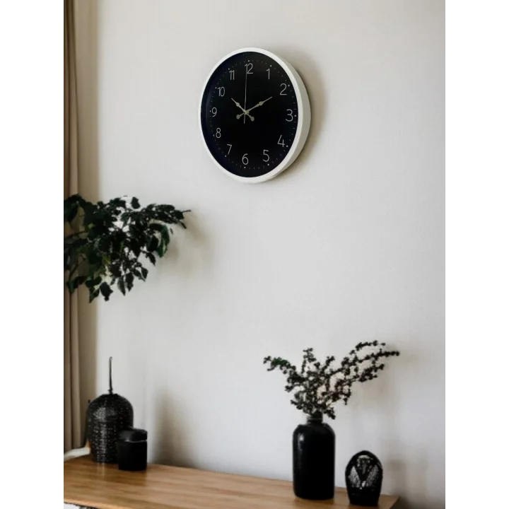 Mey İthalat® 36 Cm Dekoratif Sade Duvar Saati