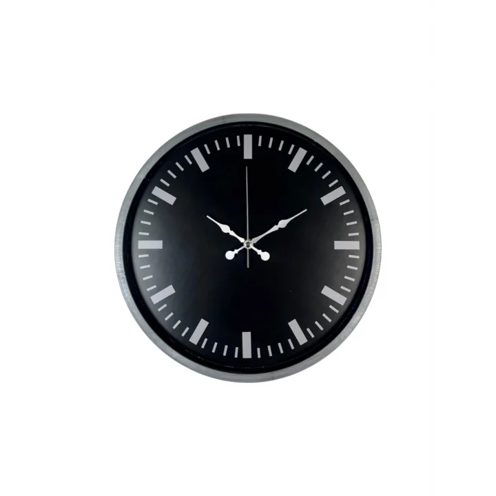 Mey İthalat® 36 Cm Gri Dekoratif Duvar Saati