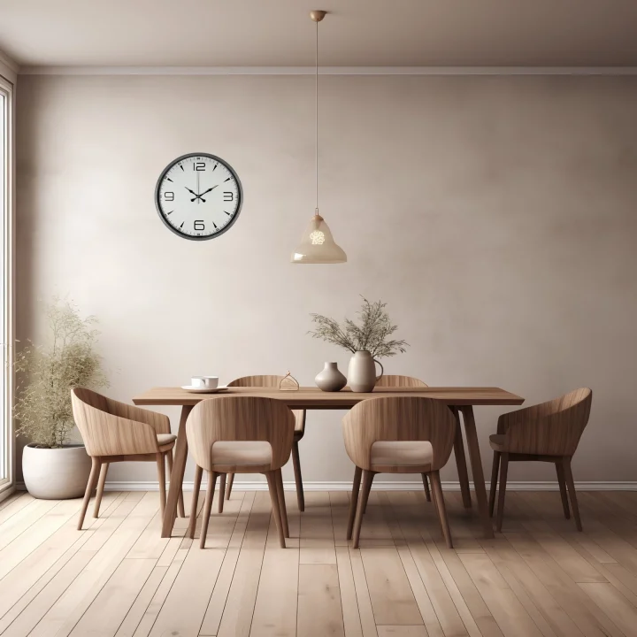 Mey İthalat® 36 Cm Gri Şıklık Duvar Saati