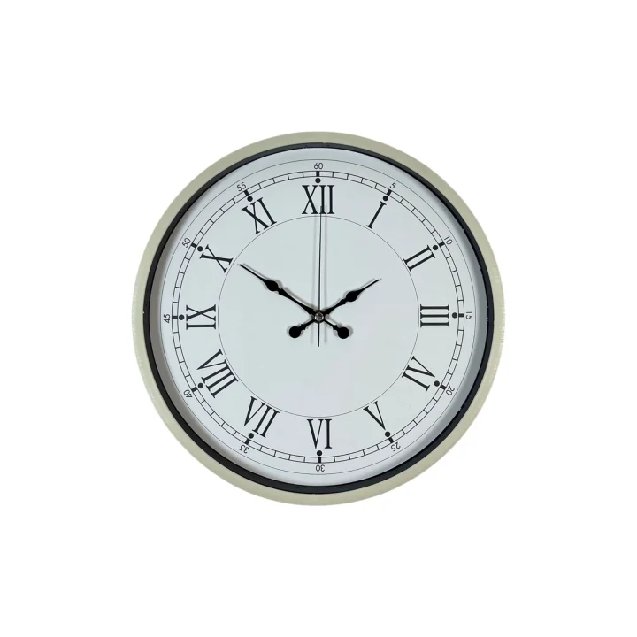 Mey İthalat® 36 Cm Krem Dekoratif Duvar Saati