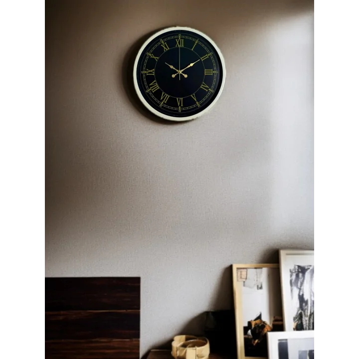 Mey İthalat® 36 Cm Krem Roma Rakamlı Duvar Saati