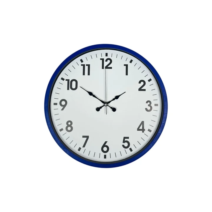 Mey İthalat® 36 Cm Lacivert Standart Duvar Saati
