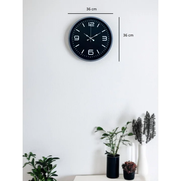 Mey İthalat® 36 Cm Modern Dekoratif Duvar Saati