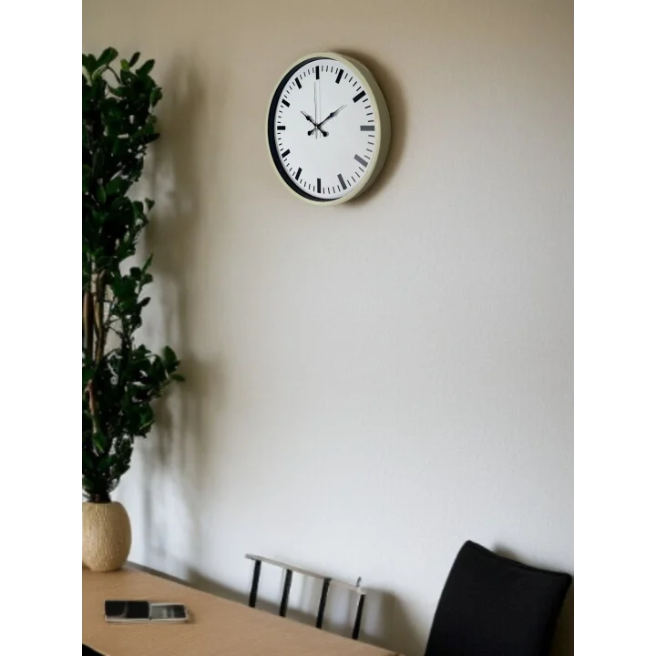 Mey İthalat® 36 Cm Sade Dekoratif Duvar Saati
