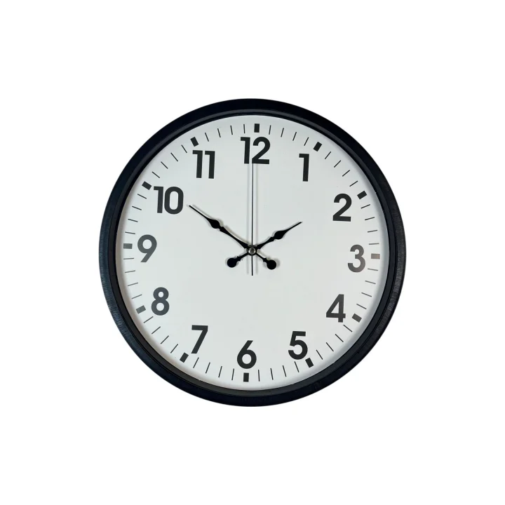 Mey İthalat® 36 Cm Siyah Duvar Saati