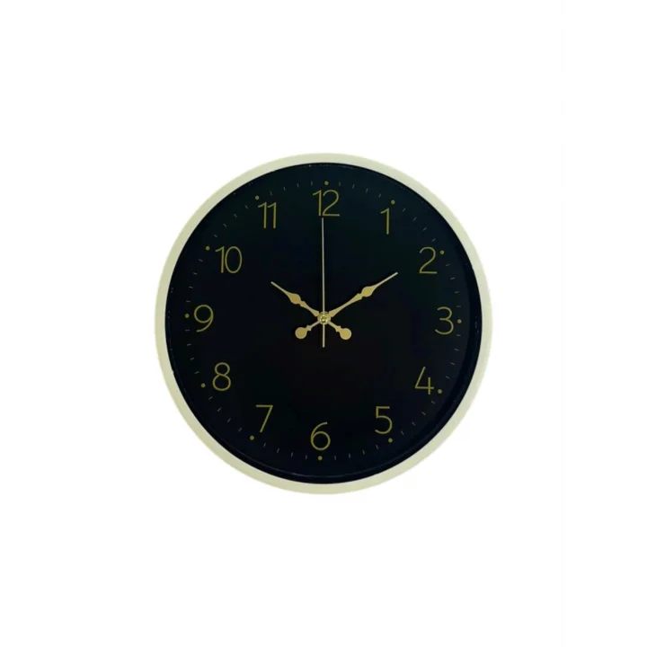 Mey İthalat® 36 Cm Standart Krem Duvar Saati