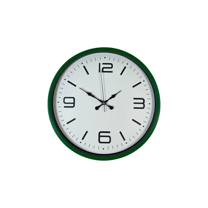 Mey İthalat® 36 Cm Yeşil Modern Dekoratif Duvar Saati