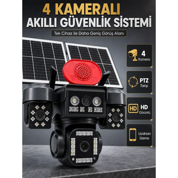 Mey İthalat® 360° Hareket Kabiliyetine Sahip Motorlu PTZ Kamera ile Akıllı Takip ve Geniş Görüş Deneyimi
