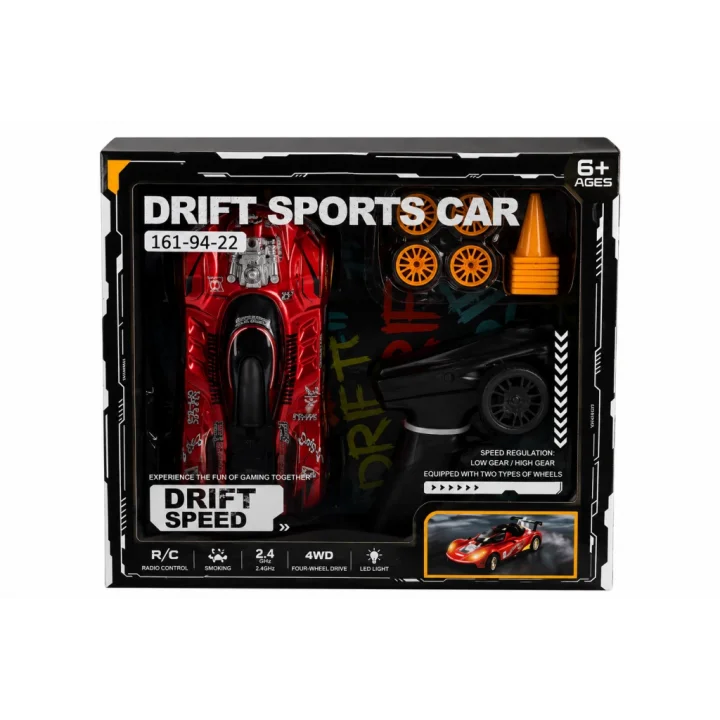 Mey İthalat® 38046 2 4G KONTROL DUMAN ATAN YÜKSEK HIZLI YEDEK DRİFT TEKERLİ ARAÇLAR