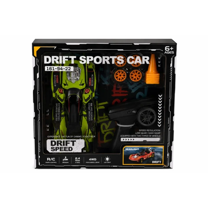 Mey İthalat® 38046 2 4G KONTROL DUMAN ATAN YÜKSEK HIZLI YEDEK DRİFT TEKERLİ ARAÇLAR