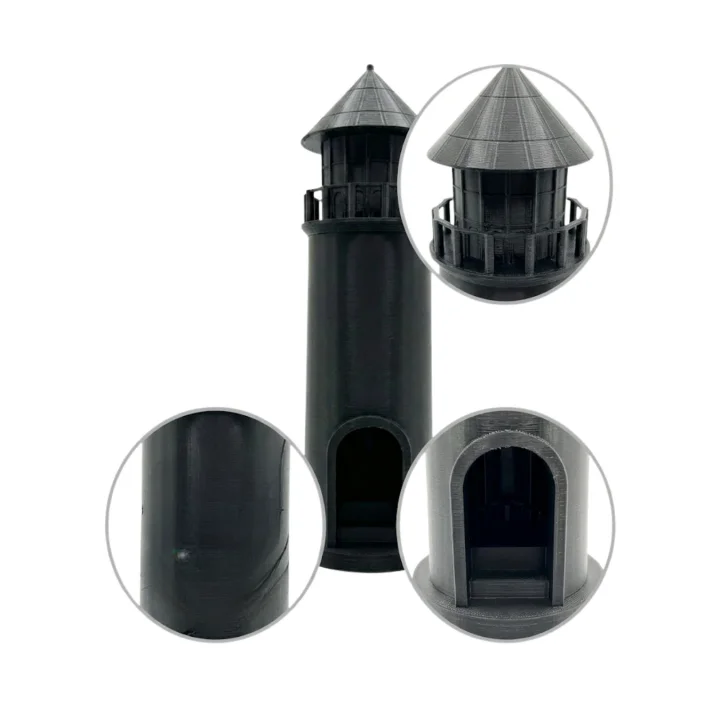 Mey İthalat® 3D DENİZ FENERİ SİYAH