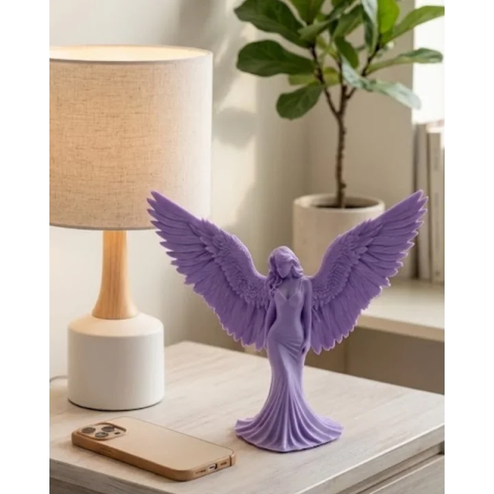 Mey İthalat® 3D MELEK İNSAN LİLA