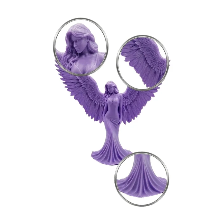 Mey İthalat® 3D MELEK İNSAN LİLA