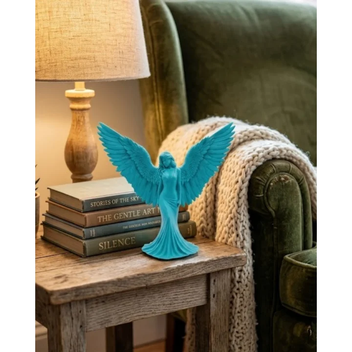 Mey İthalat® 3D MELEK İNSAN TURKUAZ