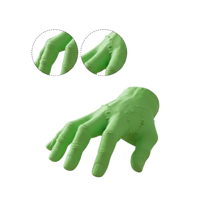 Mey İthalat® 3D Yeşil El Tasarım Dekor 27x22 cm Büyük Boy Şık Obje