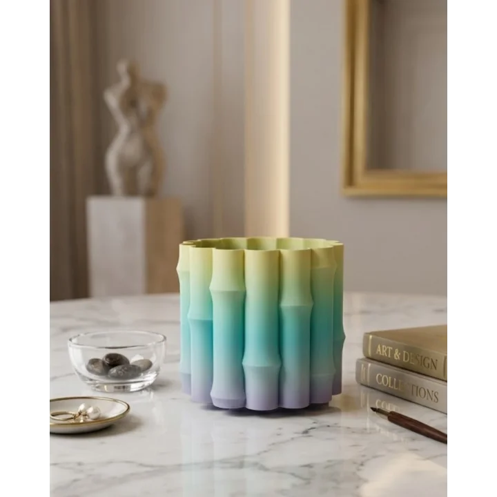 Mey İthalat® 3D YEŞİL VAZO