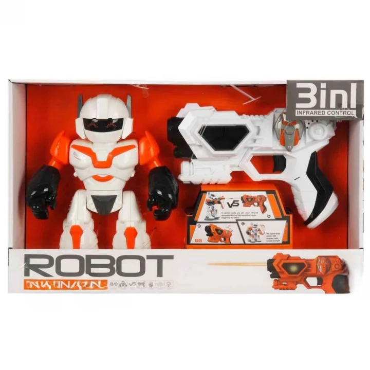 Mey İthalat® 3in1 Sesli ve Işıklı Robot