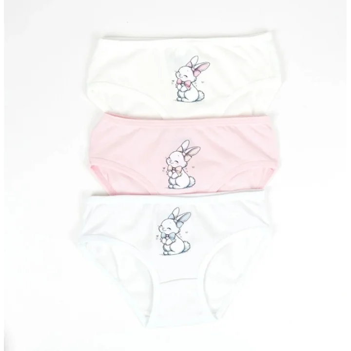 Mey İthalat® 3lü Kız Slip Set K128668 (tek adet fiyatıdır)
