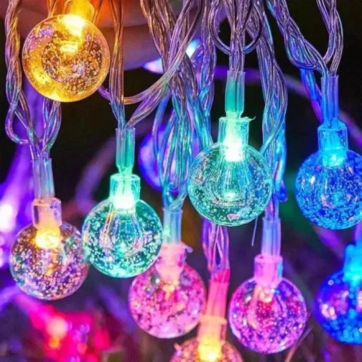 Mey İthalat® 3m 20 Led Kristal Top RGB Pilli